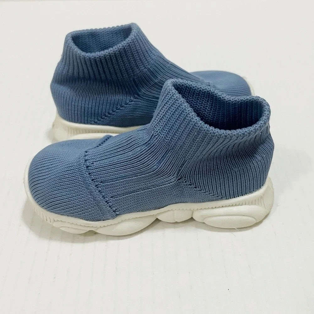 Toddler Infant Kids Baby Girls Boys Striped Mesh Sport Run Sneakers.